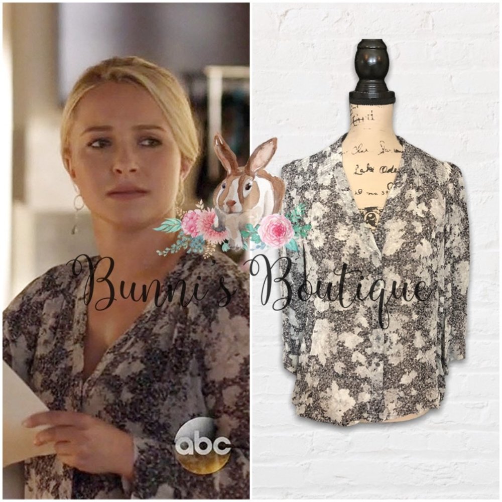 Juliette Barnes Joie Cordina Silk Floral Blouse